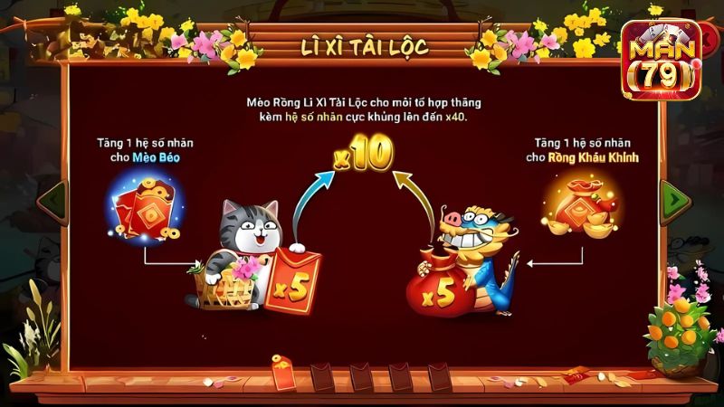 Trò chơi cung cấp đa dạng biểu tượng với mức thưởng hấp dẫn