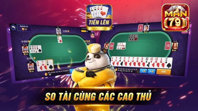Tiến Lên Miền Nam luôn chiếm vị trí cao nhất trong bảng xếp hạng game bài hot nhất